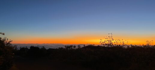 Coucher de soleil au Relais