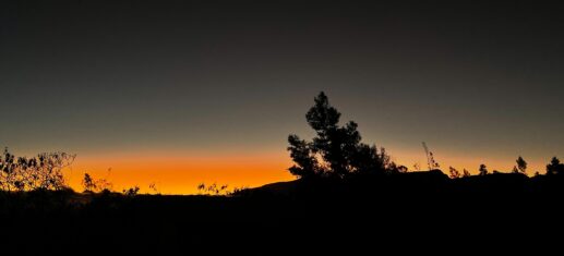 Coucher de soleil au Relais