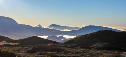 Piton des neiges vu de la mare Argamasse