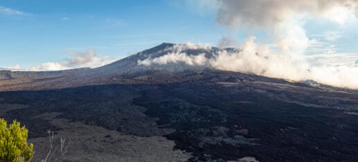 Eruption vue du Piton de Bert